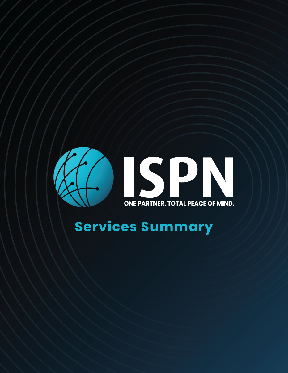 ISPN Services Cover ISPN Services Cover