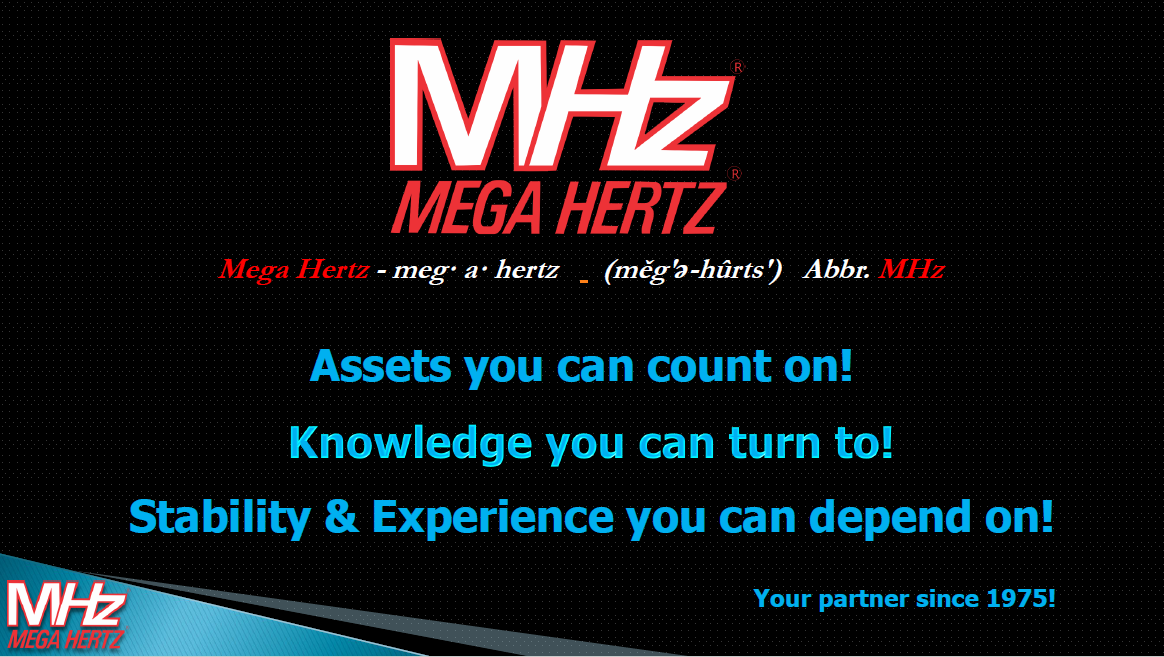 Mega Hertz Presentation Mega Hertz