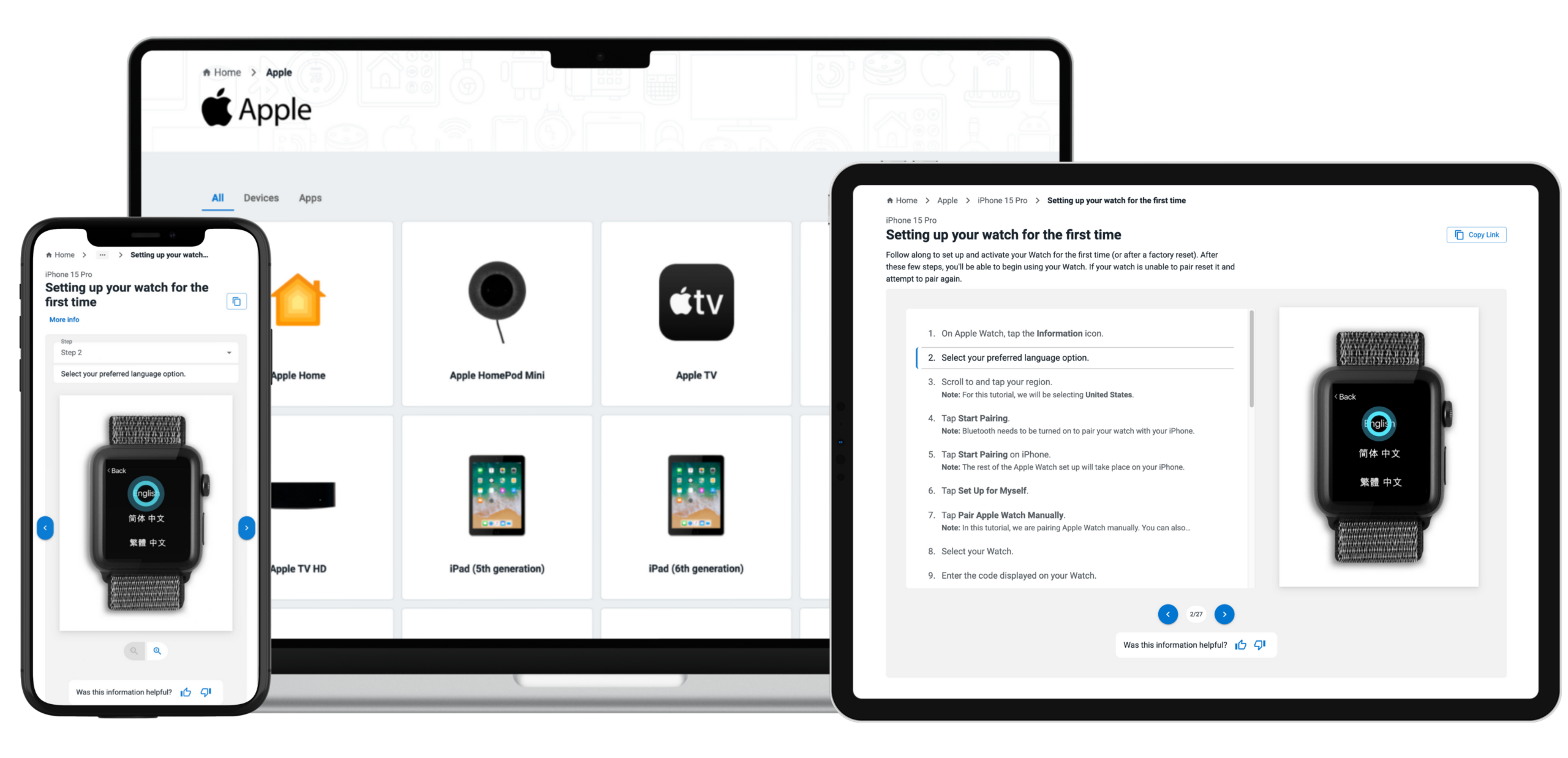 Responsive tutorials Mobile Apple scaled