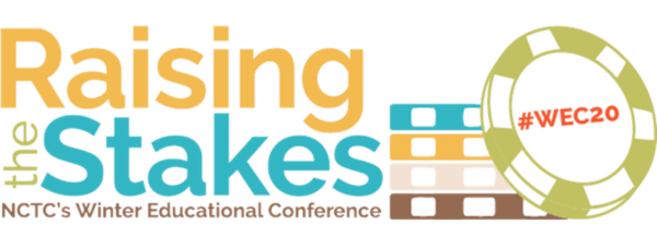 Raising the Stakes. NCTC's Winter Educational Conference logo