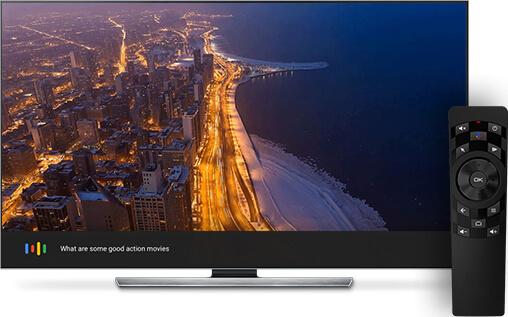 nctc-supplier-kaon-kaon_img1 Television displaying Android TV via Kaon