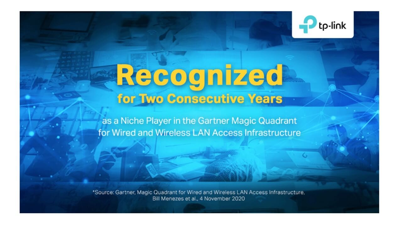 nctc-supplier-tp_link-GartnerMCImage TP-Link Garter Magic Quadrant two year recognition graphic